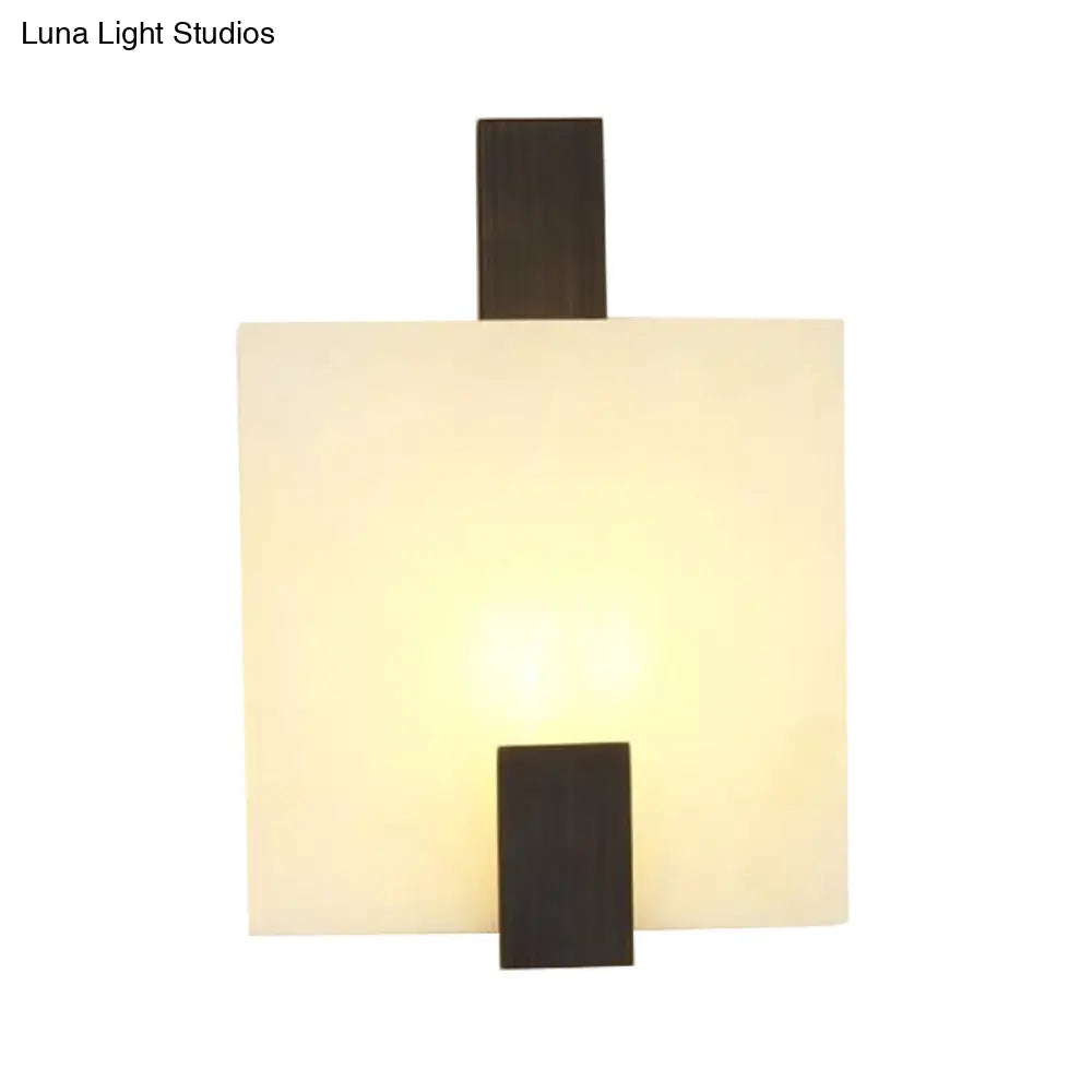 Marble Flush Wall Sconce - Colonial Led Lighting In Gold/Black