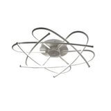 Matte Grey/Black Modern Led Ceiling Lights For Living Room Bedroom Study Rc Dimmable Lamp Grey /