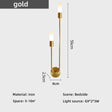 Meral - Modern Minimalist Bedside LED Wall Lamp gold / Warm White (2700-3500K) Wall Lamp