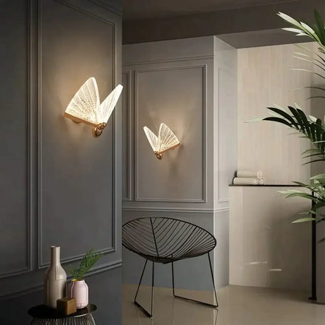 Merve - Nordic Creative Colorful Butterfly Led Wall Lamp Wall Lamp