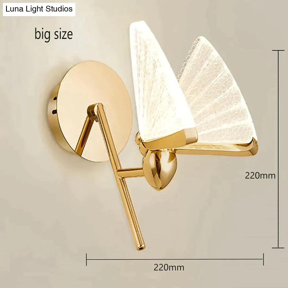 Merve - Nordic Creative Colorful Butterfly Led Wall Lamp