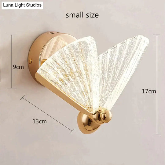 Merve - Nordic Creative Colorful Butterfly Led Wall Lamp