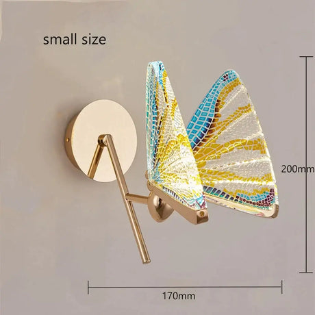 Merve - Nordic Creative Colorful Butterfly Led Wall Lamp Type 4 small / Warm White Wall Lamp
