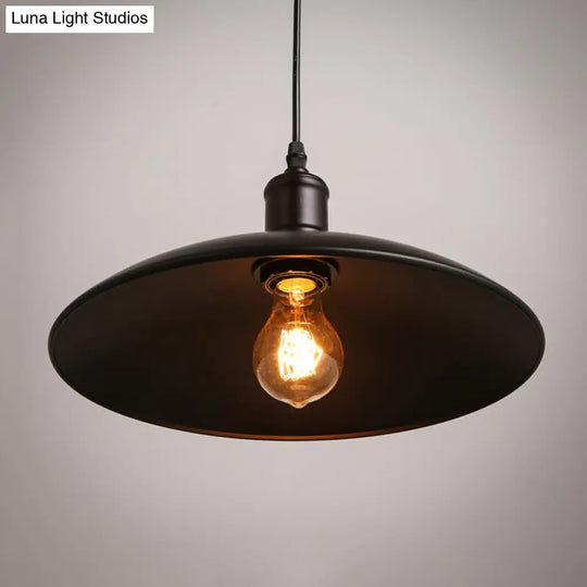 Metal Pendulum Hanging Lamp Kit - Farmhouse-Inspired 1-Light Dining Room Lighting
