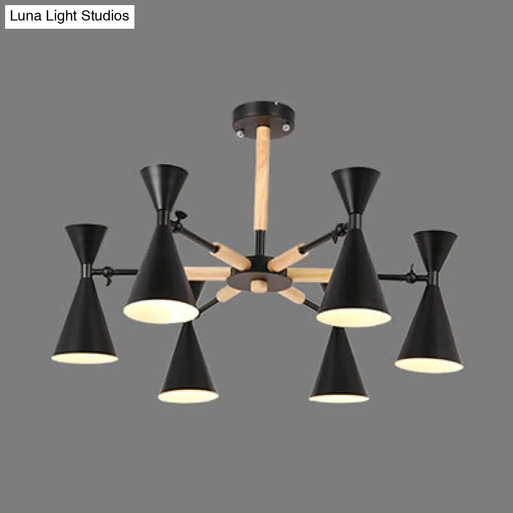 Metal Pendant Lights - Modern 6-Light Lamps For Living Room