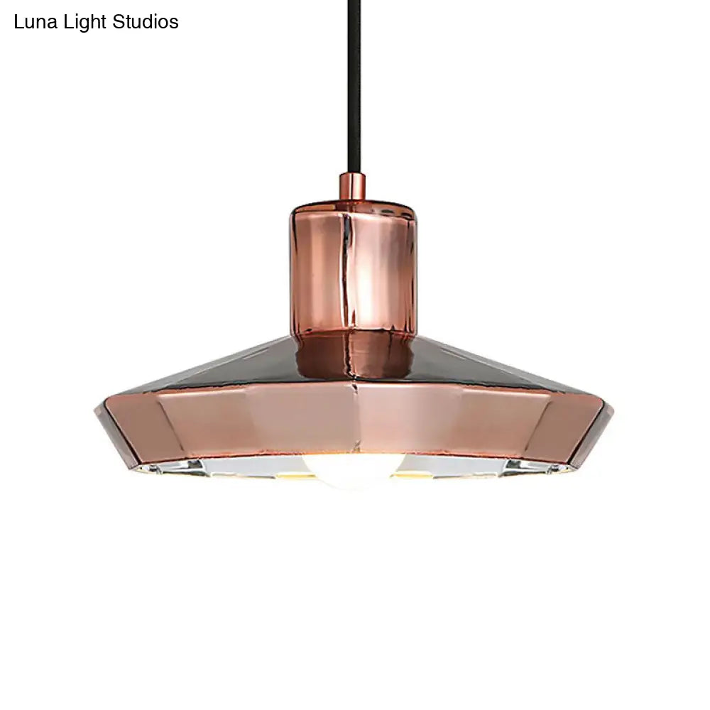 Rose Gold Mini Pendant Light - Modern Metal Ceiling Lamp For Bar Counter / A