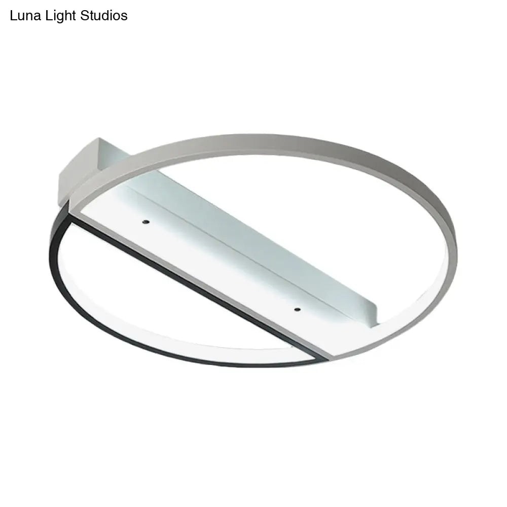 Minimalist Acrylic Led Ceiling Light - Flush Mount Ring Design