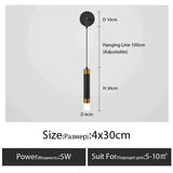 Minimalist Creative Luxury Bedroom Bedside Wall Lamp With Spotlight Wall Lamp