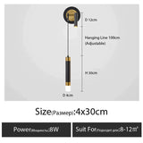 Minimalist Creative Luxury Bedroom Bedside Wall Lamp With Spotlight Wall Lamp