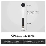 Minimalist Creative Luxury Bedroom Bedside Wall Lamp With Spotlight Type B / Warm Light 3000K Wall