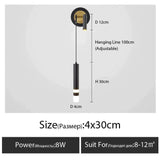 Minimalist Creative Luxury Bedroom Bedside Wall Lamp With Spotlight Type B X / Warm Light 3000K