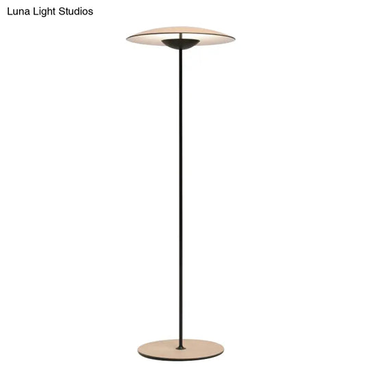 Minimalist Flying Saucer Led Floor Lamp - Creative Metal Bedside Light