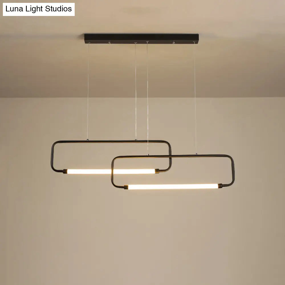 Minimalist Geometric Led Dining Room Pendant Light