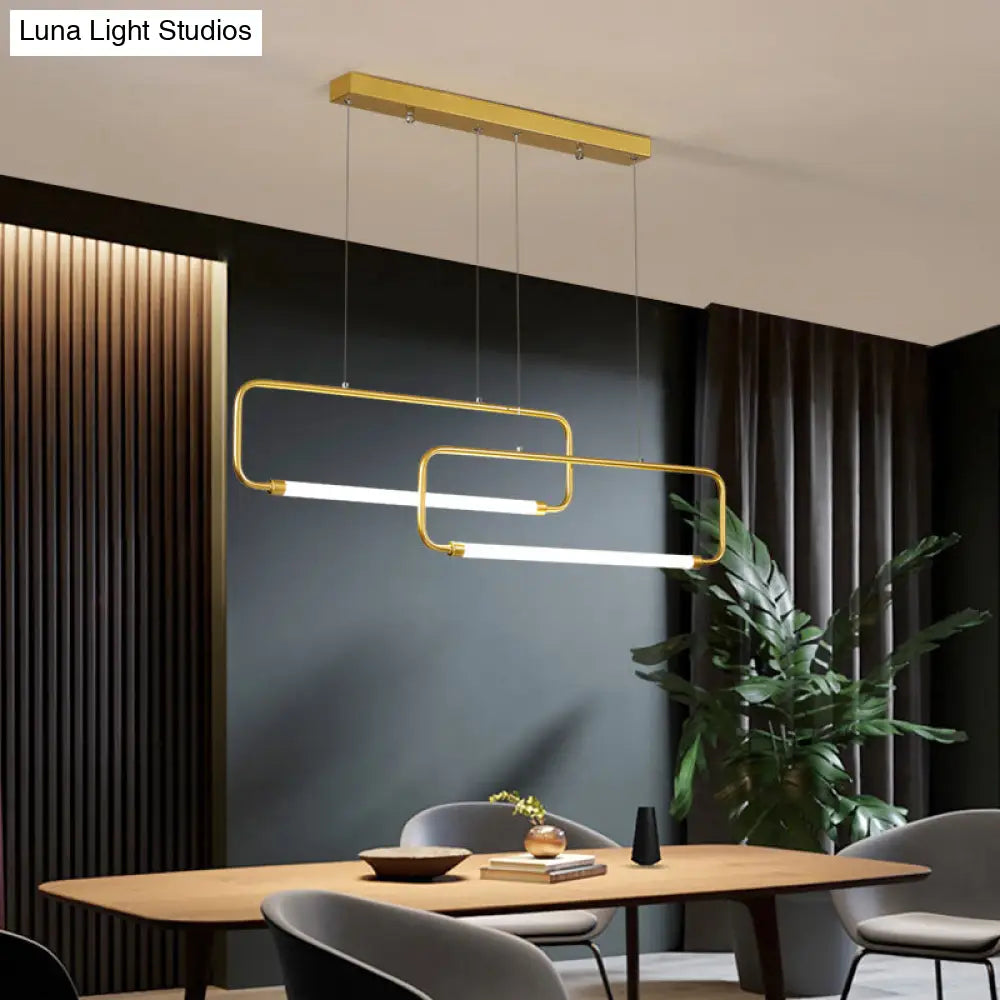 Minimalist Geometric Led Dining Room Pendant Light