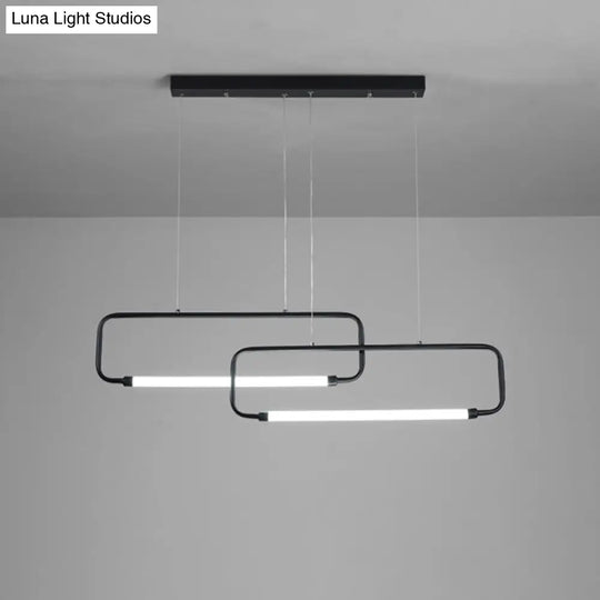 Minimalist Geometric Led Dining Room Pendant Light