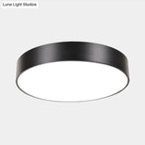 Minimalist Geometric Metal Led Ceiling Mount Light For Offices