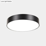 Minimalist Geometric Metal Led Ceiling Mount Light For Offices