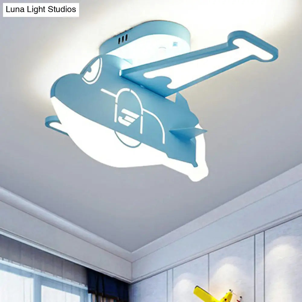 Minimalist Led Ceiling Light For Child’s Room - Acrylic Plane Flush Fixture