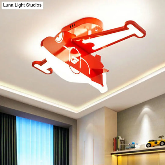 Minimalist Led Ceiling Light For Child’s Room - Acrylic Plane Flush Fixture