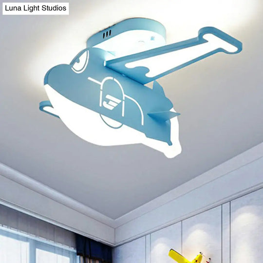 Minimalist Led Ceiling Light For Childs Room - Acrylic Plane Flush Fixture