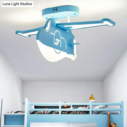 Minimalist Led Ceiling Light For Child’s Room - Acrylic Plane Flush Fixture