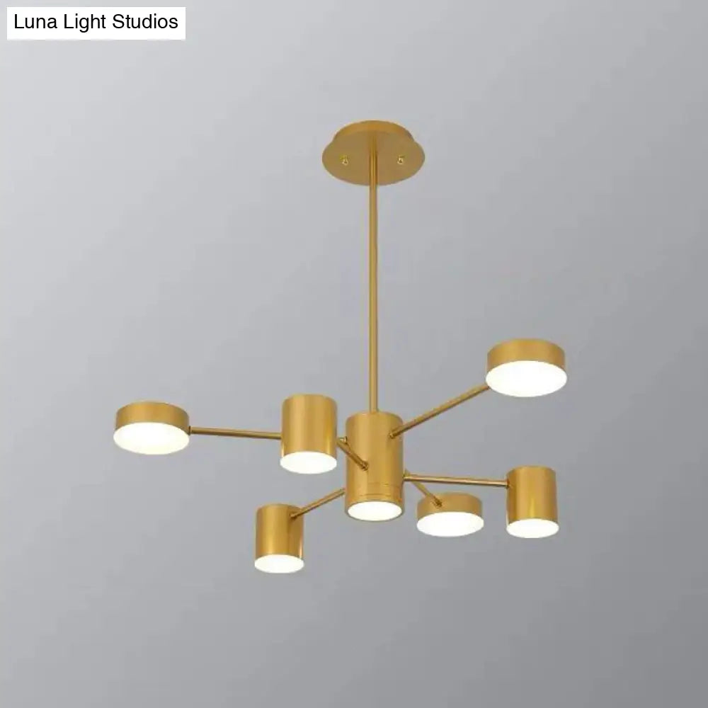 Minimalist Led Chandelier For Living Room - Starburst Pendant Light