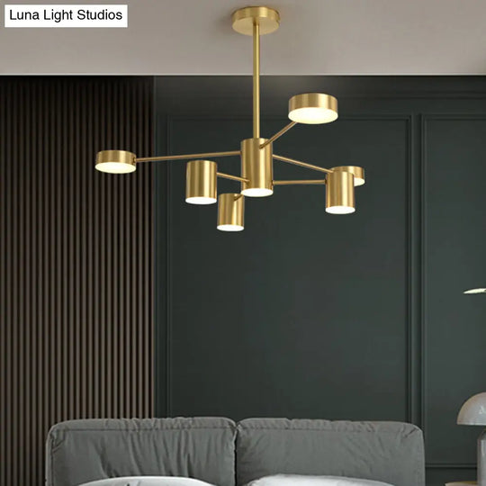 Minimalist Led Chandelier For Living Room - Starburst Pendant Light