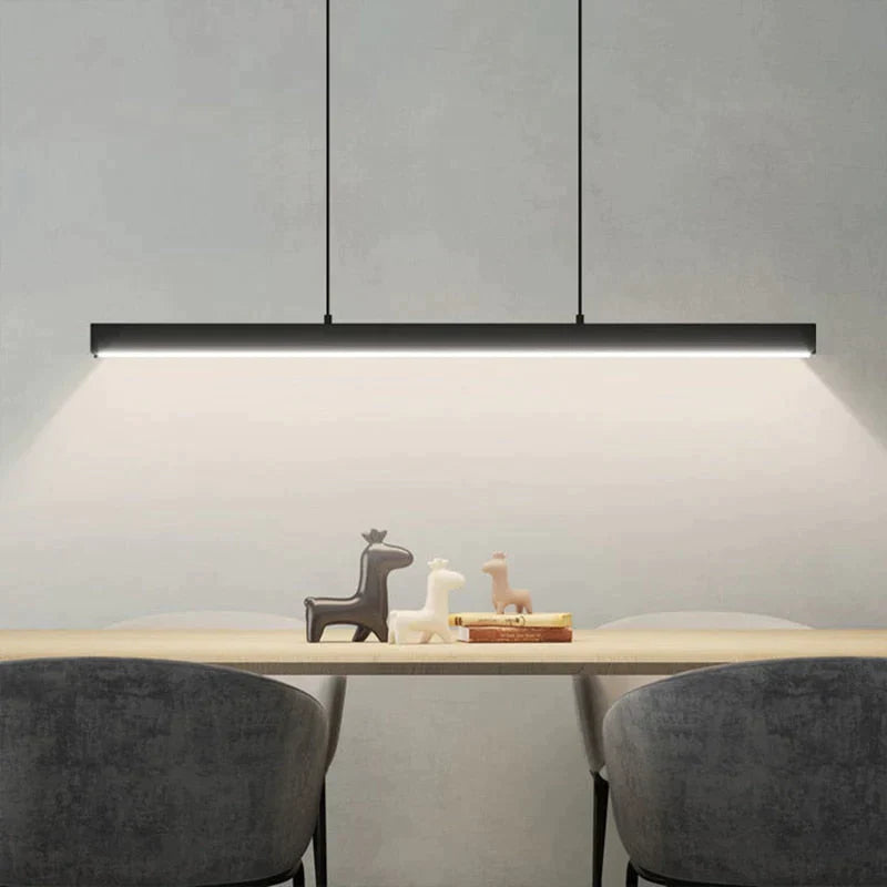 Minimalist Led Long Bar Pendant Light for Dining Room Kitchen