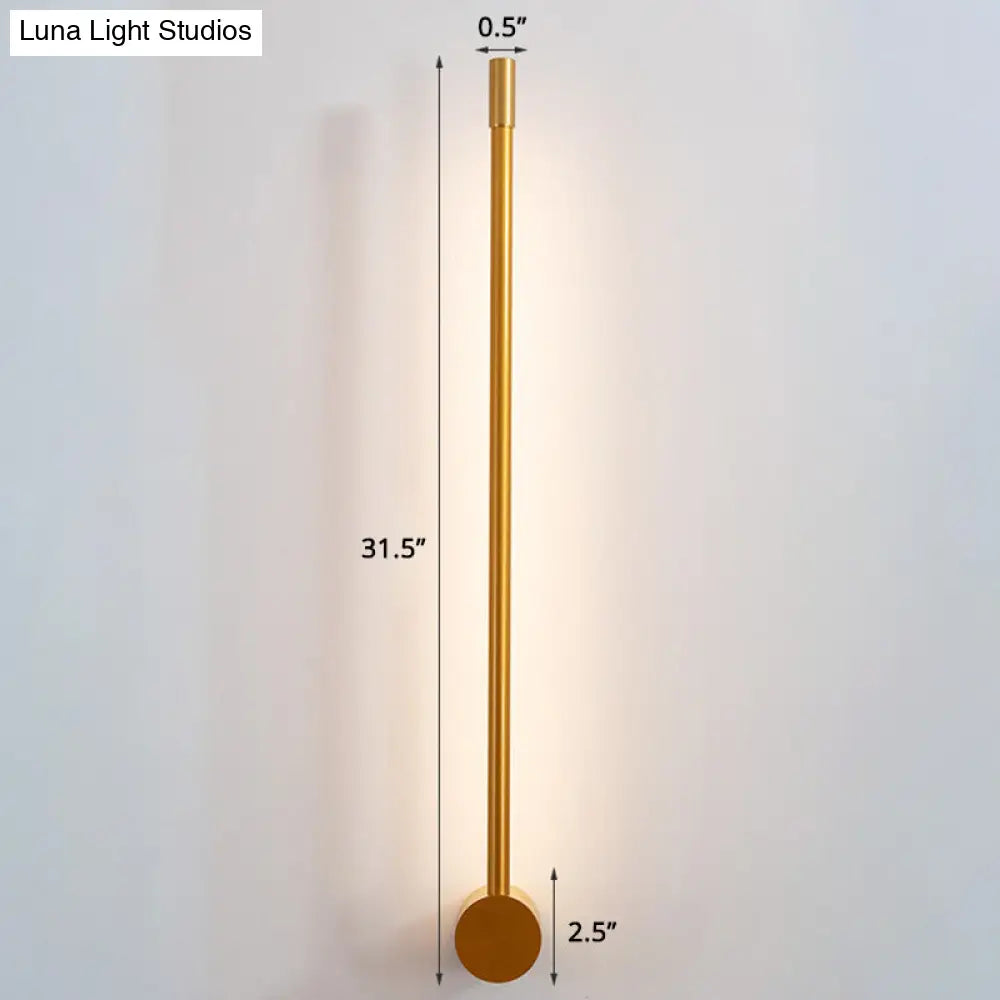 Minimalist Led Stair Sconce: Slim Aluminum Wall Light Fixture