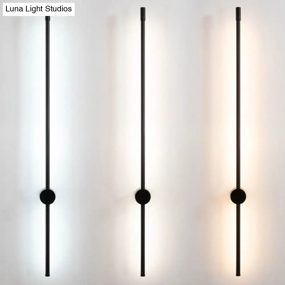 Minimalist Led Stair Sconce: Slim Aluminum Wall Light Fixture