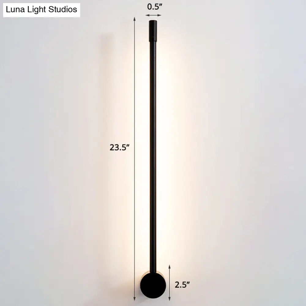 Minimalist Led Stair Sconce: Slim Aluminum Wall Light Fixture