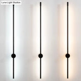 Minimalist Led Stair Sconce: Slim Aluminum Wall Light Fixture