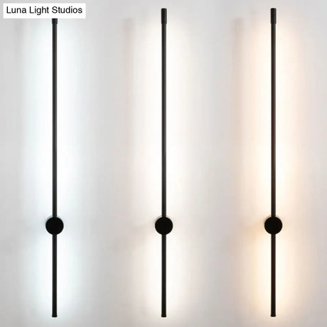 Minimalist Led Stair Sconce: Slim Aluminum Wall Light Fixture