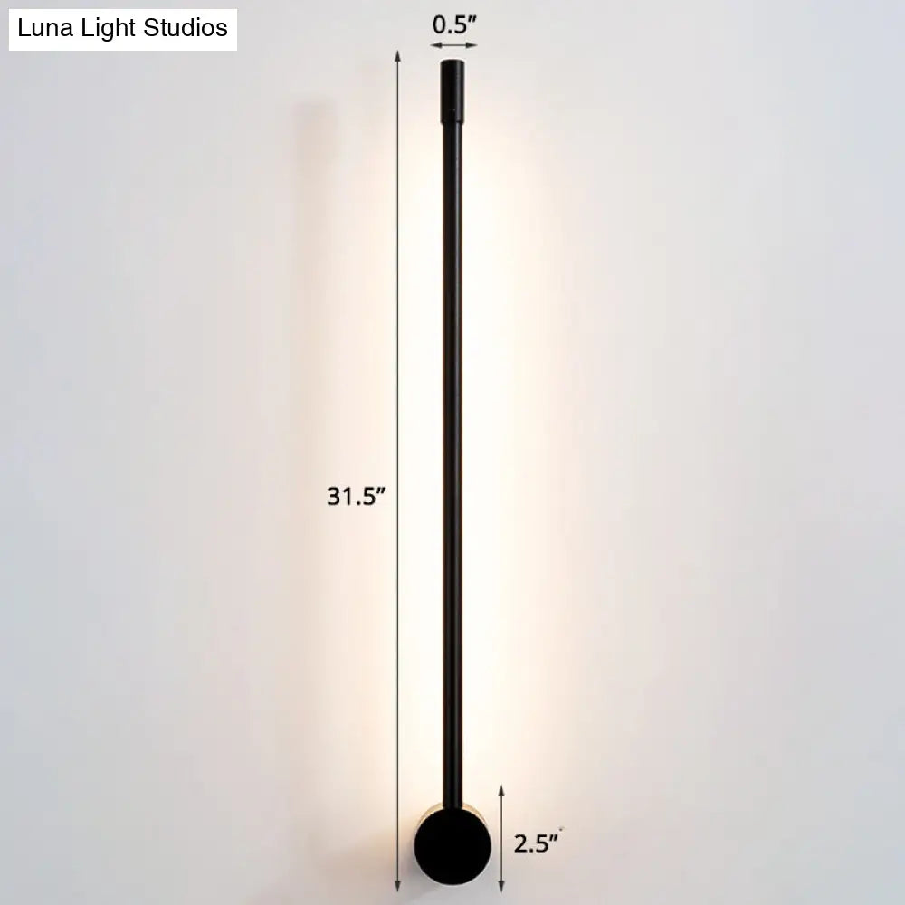 Minimalist Led Stair Sconce: Slim Aluminum Wall Light Fixture