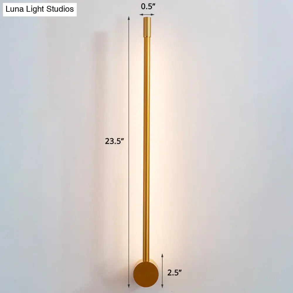 Minimalist Led Stair Sconce: Slim Aluminum Wall Light Fixture