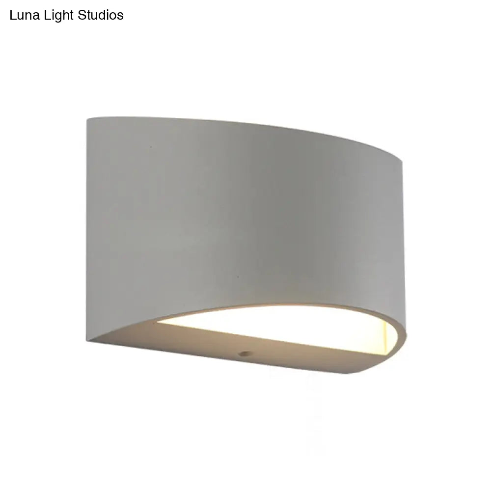 Minimalist Led Wall Light - Metal Geometric Design | Warm/White Options