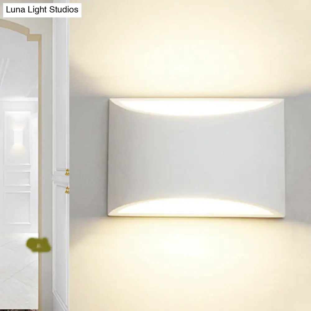 Minimalist Led Wall Light - Metal Geometric Design | Warm/White Options