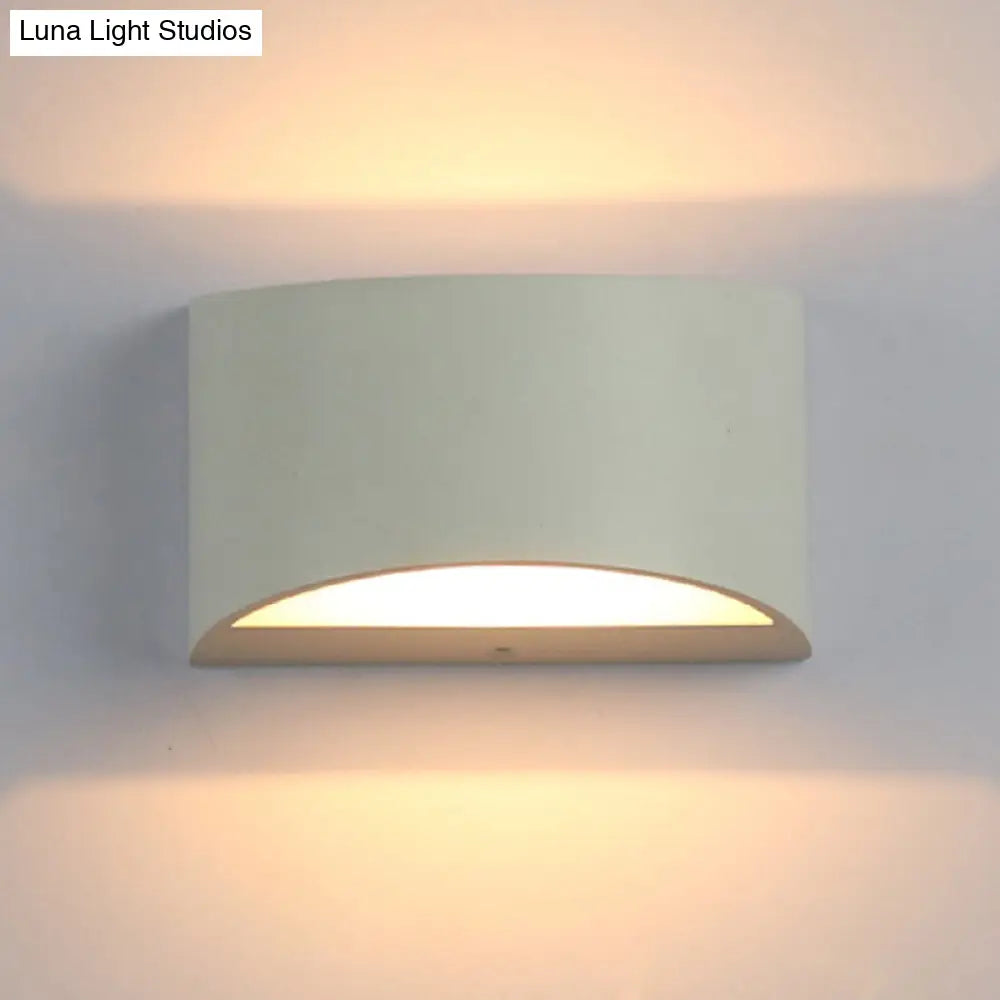 Minimalist Led Wall Light - Metal Geometric Design | Warm/White Options