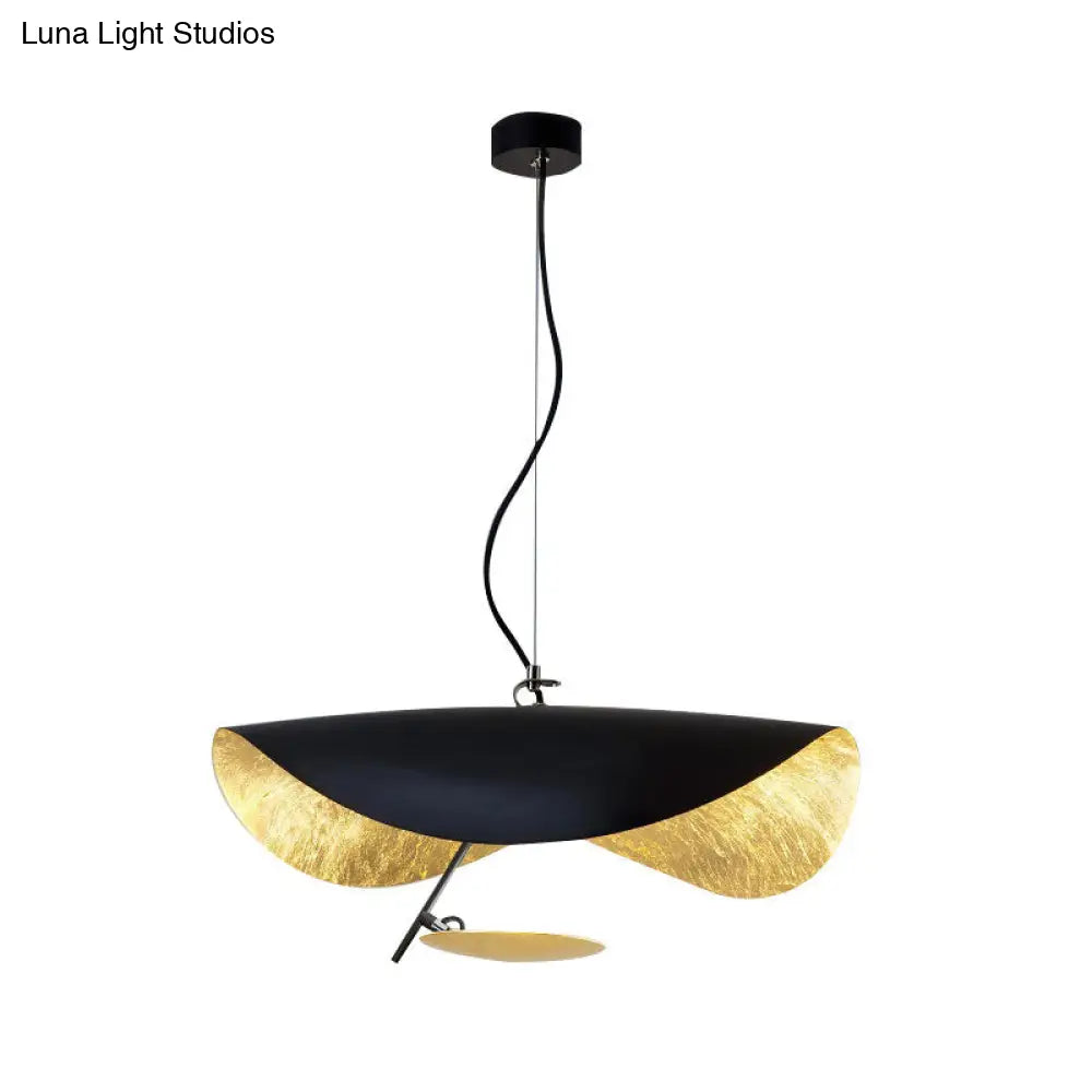 Minimalist Metal Lotus Leaf Led Pendant Ceiling Light - Perfect For Living Room