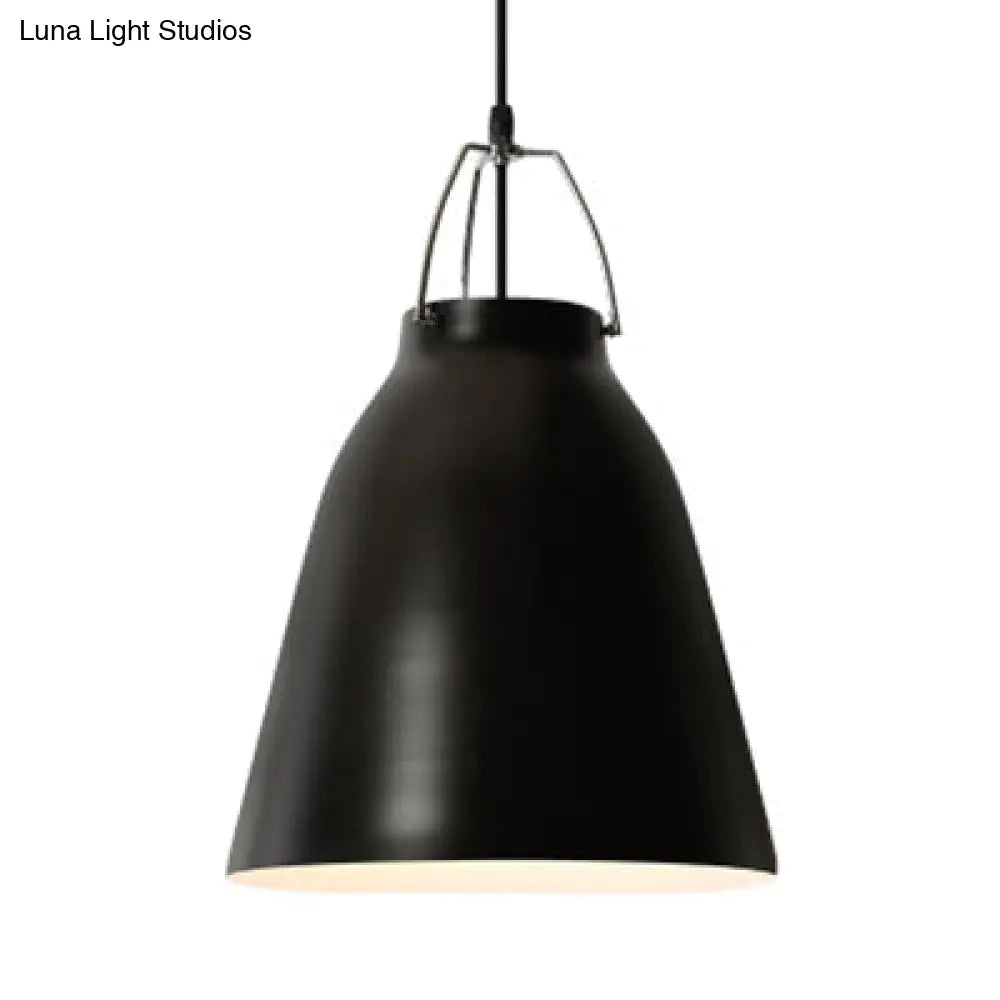 Stylish Monochrome Pendant Light: Sleek And Simple Design Aluminum Hanging Light For Kitchen - 8/16