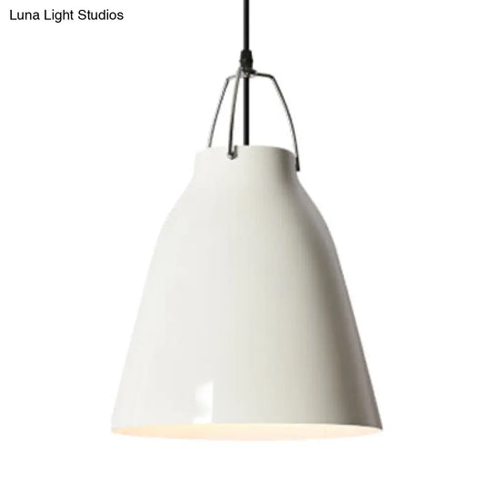 Stylish Monochrome Pendant Light: Sleek And Simple Design Aluminum Hanging Light For Kitchen - 8/16