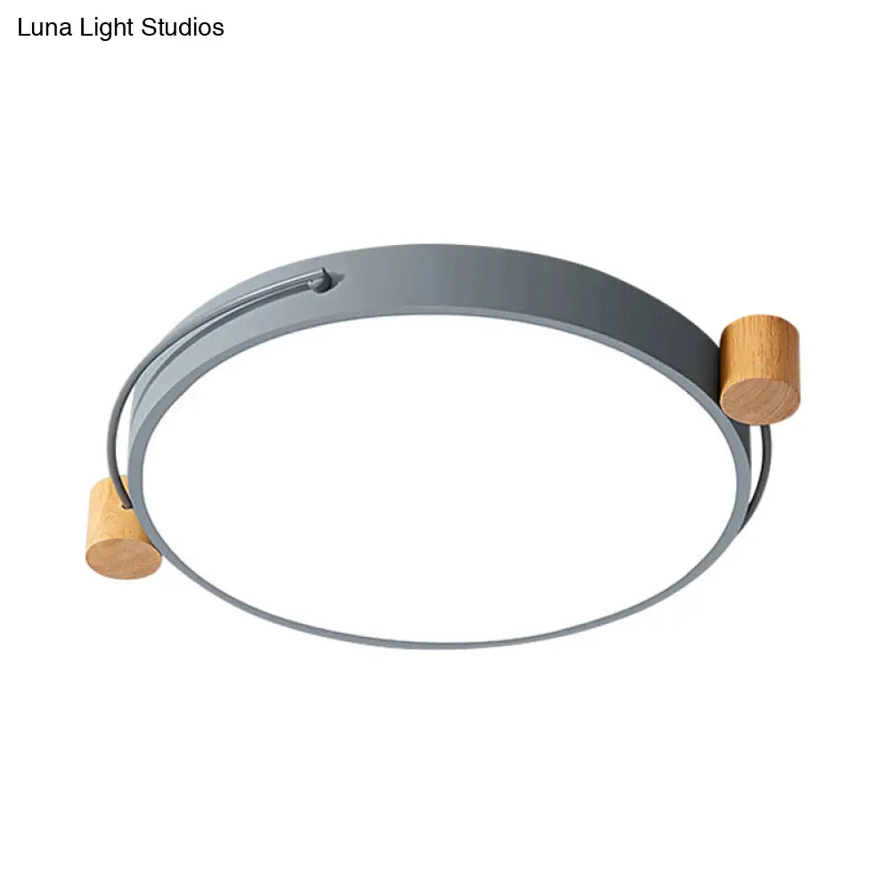 Minimalist Oval Led Ceiling Mount Light In 3 Colors Lengths - Perfect For Bedrooms!