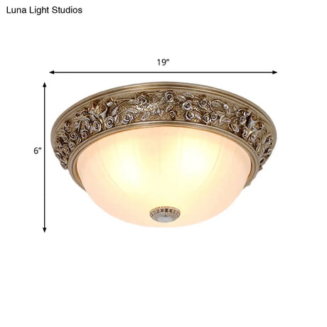 Minimalist Semi - Ball Ceiling Light: 2/3 - Head Resin Fixture In Aged Silver (13’/16’ Wide)