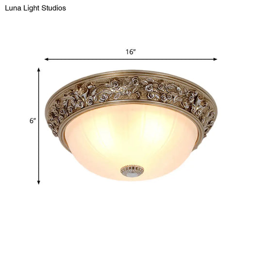 Minimalist Semi-Ball Ceiling Light: 2/3-Head Resin Fixture In Aged Silver (13/16 Wide)