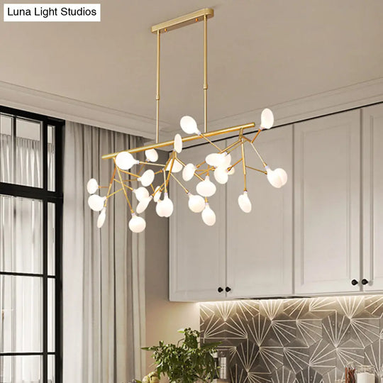 Minimalistic Acrylic Twig Ceiling Pendant Light - Island Lighting Ideas For Dining Room