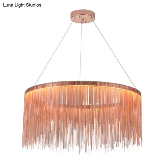 Minimalistic Led Aluminum Chandelier Pendant Light – Perfect For Living Room Ceiling