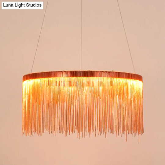 Minimalistic Led Aluminum Chandelier Pendant Light – Perfect For Living Room Ceiling