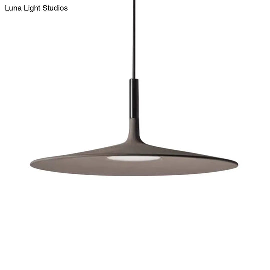 Minimalistic Led Hanging Pendant Light With Flying Saucer Design - Ideal For Restaurant Ceilings