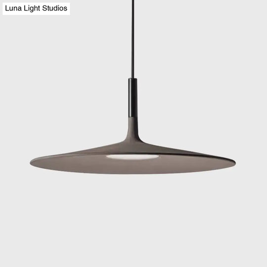 Minimalistic Led Hanging Pendant Light With Flying Saucer Design - Ideal For Restaurant Ceilings