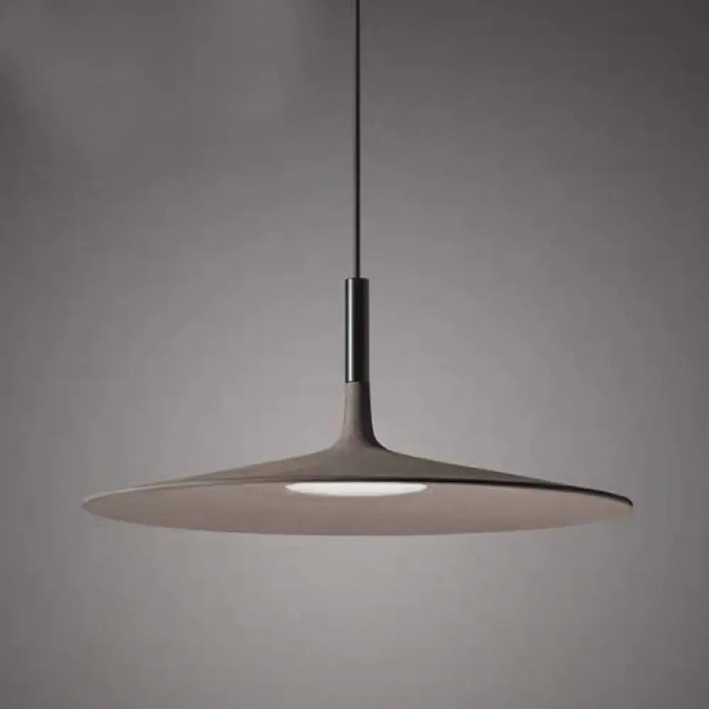 Minimalistic Led Hanging Pendant Light With Flying Saucer Design - Ideal For Restaurant Ceilings